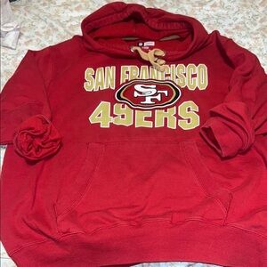 Two San Francisco 49ers Red Hoodies